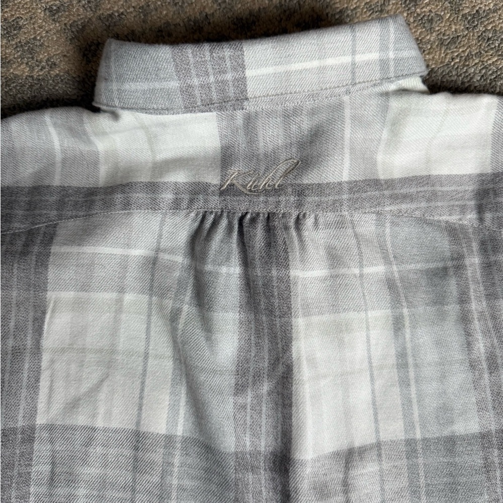NWOT Kuhl Camila Flannel- Stone - Picture 8 of 10